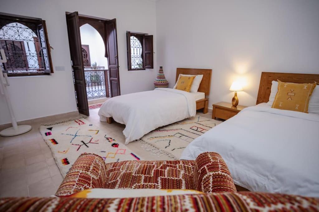 Paisible Riad Privatif Au Coeur De Marrakech Marrakesch Exterior foto