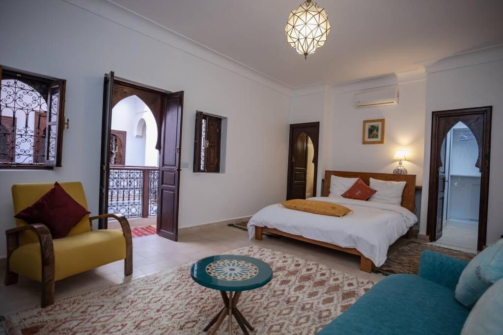 Paisible Riad Privatif Au Coeur De Marrakech Marrakesch Exterior foto