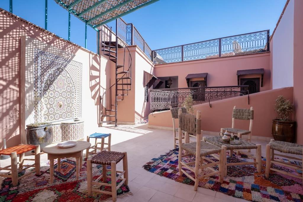Paisible Riad Privatif Au Coeur De Marrakech Marrakesch Exterior foto